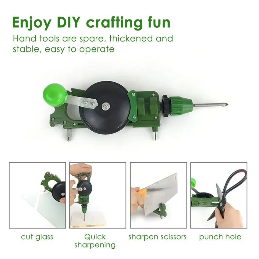 Manual Hand Crack Drill