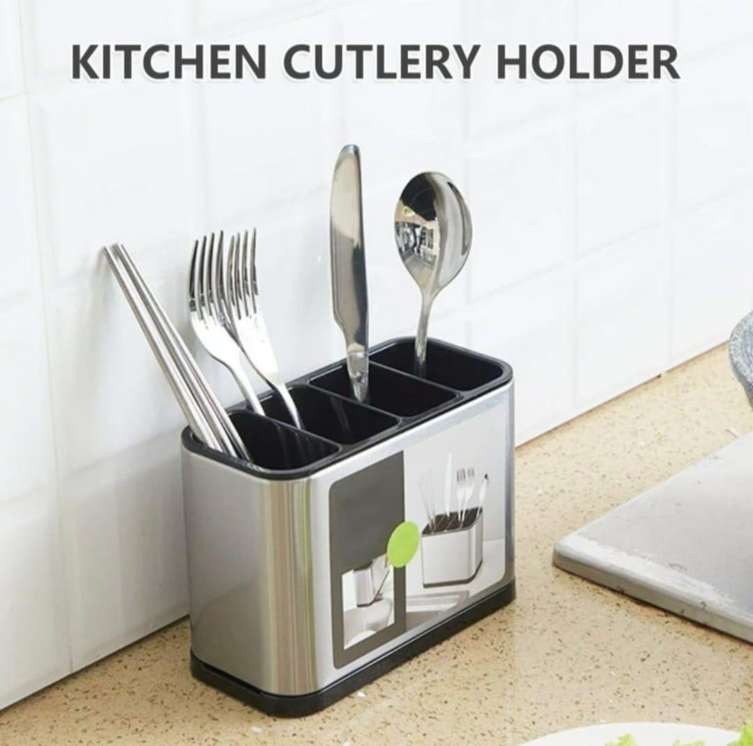 Steel Cutlery Holder