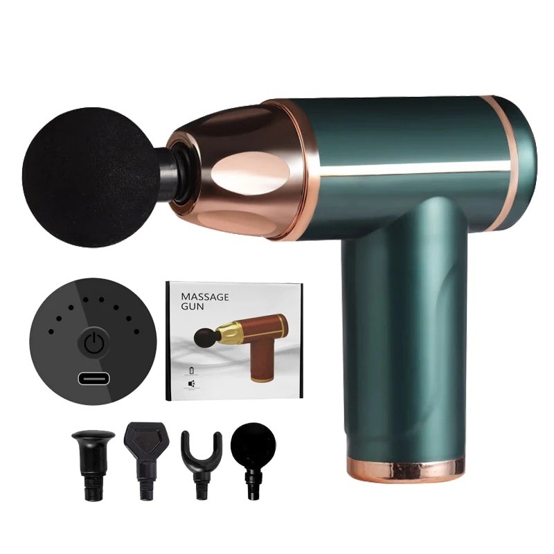 Mini Rechargeable Massage Gun with Type-C Charging | Deep Tissue Muscle Relaxation